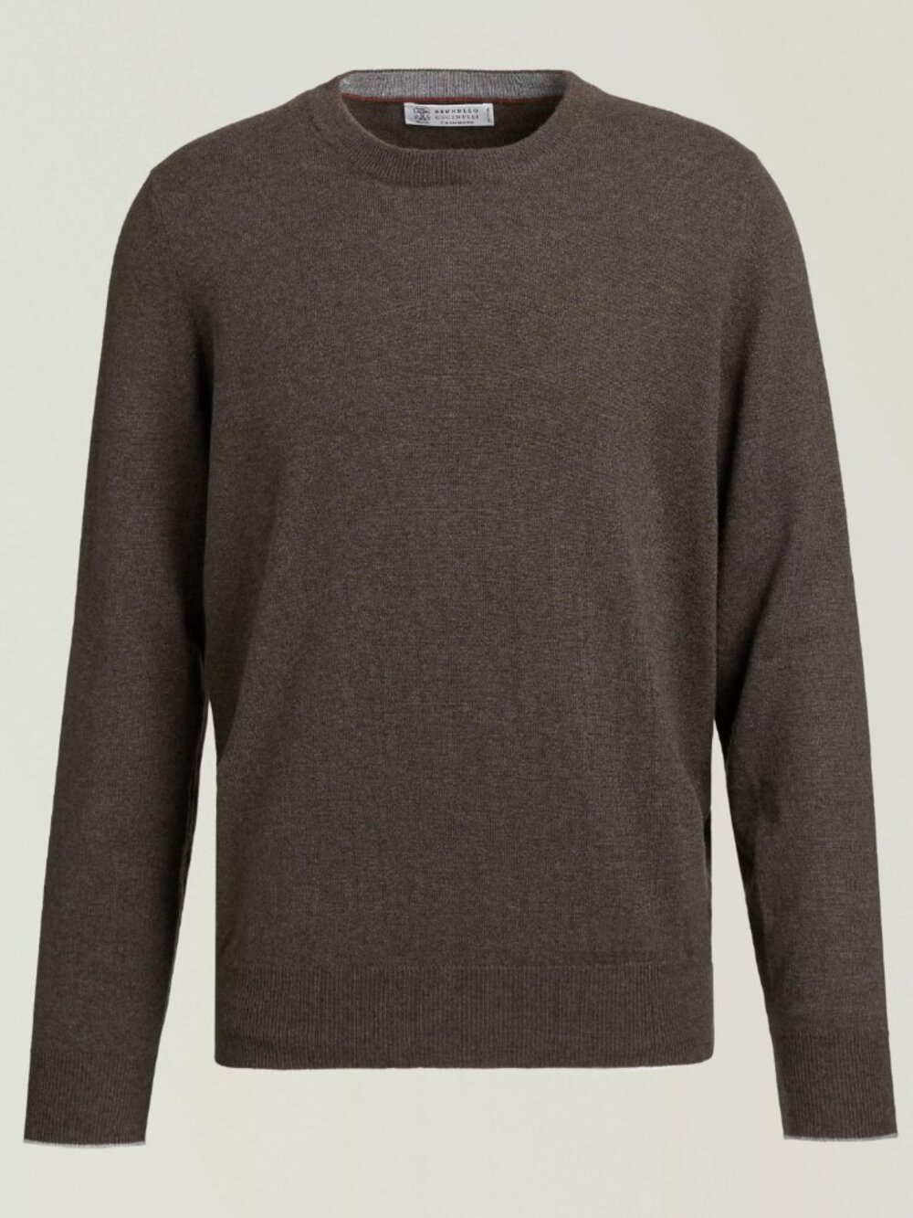 Brunello Cucinelli Cashmere Crewneck Brown Size 52